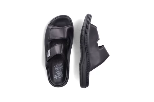 Pánske šľapky Rieker 25590-00 čierna
