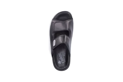 Pánske šľapky Rieker 25590-00 čierna