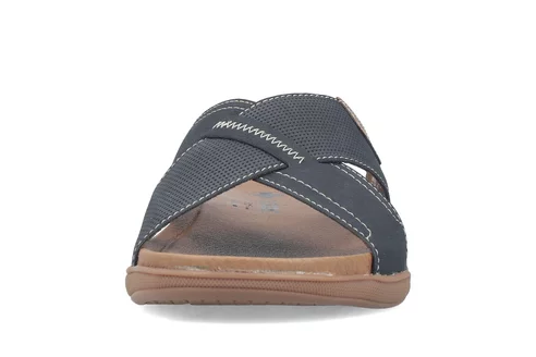 Pánske šľapky Rieker 27080-14 modrá
