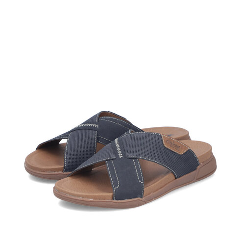 Pánske šľapky Rieker 27080-14 modrá