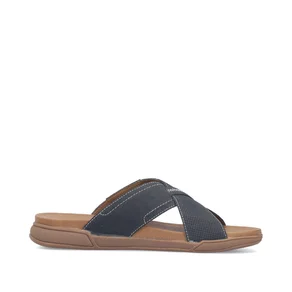 Pánske šľapky Rieker 27080-14 modrá