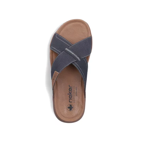 Pánske šľapky Rieker 27080-14 modrá