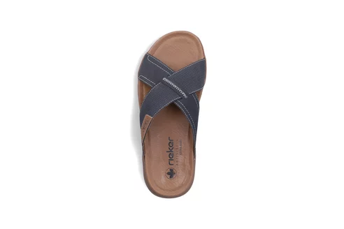 Pánske šľapky Rieker 27080-14 modrá