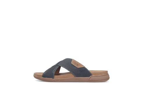 Pánske šľapky Rieker 27080-14 modrá
