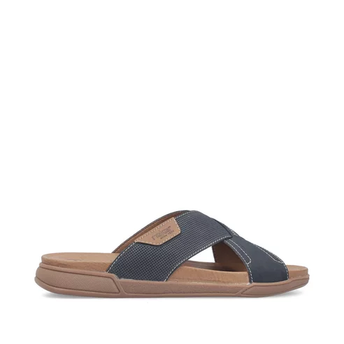 Pánske šľapky Rieker 27080-14 modrá