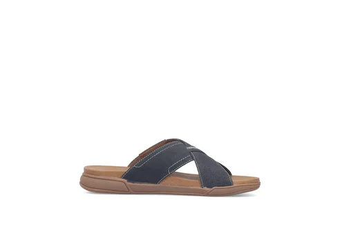 Pánske šľapky Rieker 27080-14 modrá
