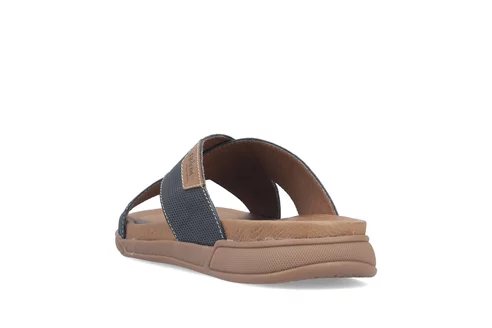 Pánske šľapky Rieker 27080-14 modrá
