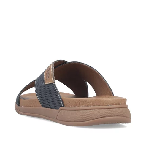 Pánske šľapky Rieker 27080-14 modrá