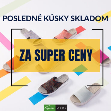 Posledné páry skladom za super cenu -30%