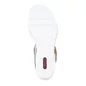 Sandále na platforme Rieker 67476-81 biele
