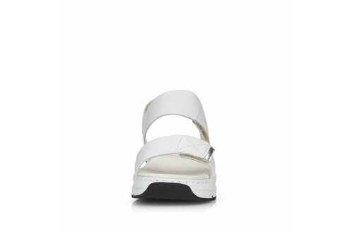 Sandále na platforme Rieker V2075-80 biela