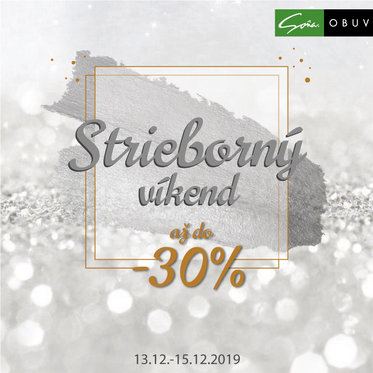 Strieborný víkend do -30%