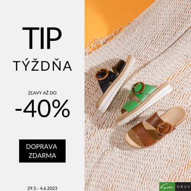 Tip týždňa - zľavy až do -40%