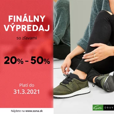 Totálny výpredaj obuvi do konca Marca Totálny výpredaj obuvi do konca Marca
