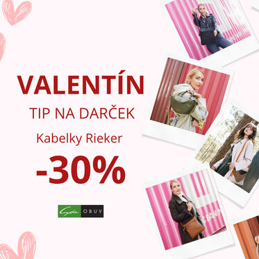 Valentínska ponuka: Kabelky Rieker so zľavou 30 %!
