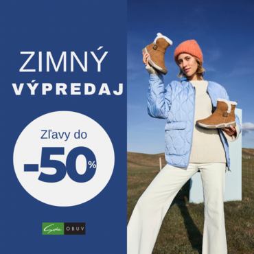 Veľký zimný výpredaj - Zľavy až do -50%
